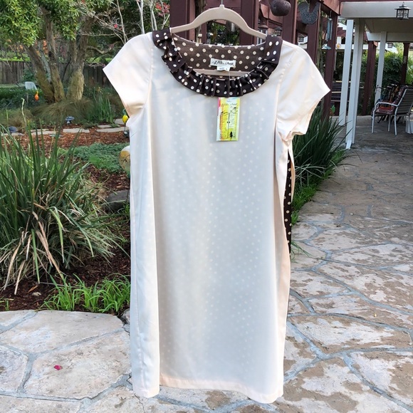 🌺 Lila’s Closet; BNWT! “Barbie” Style; Dot Vintage Look Dress; Misses Sz. Sm!! - Picture 4 of 8